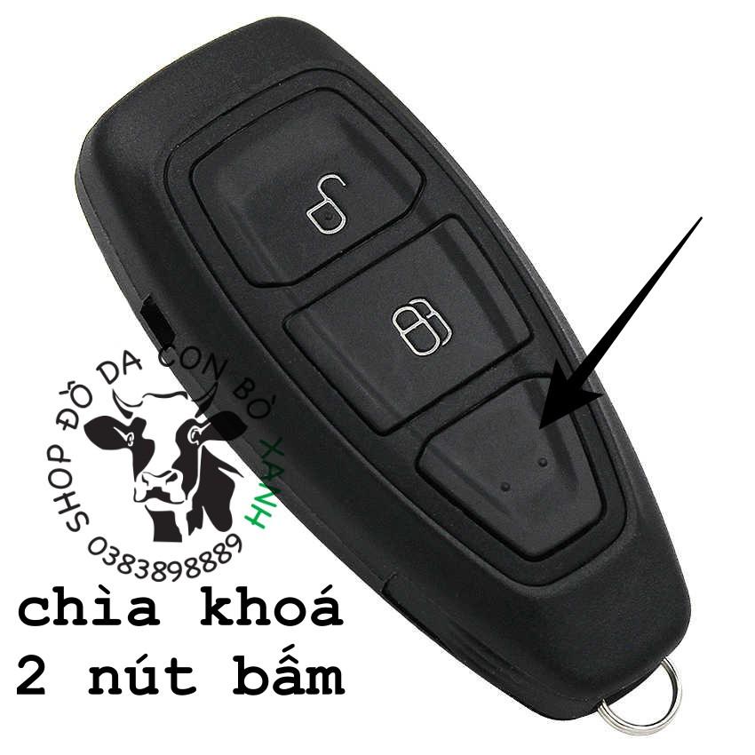 Bao da dành cho chìa khoá Ford Ecosport, Fiesta, Focus handmade da thật 004