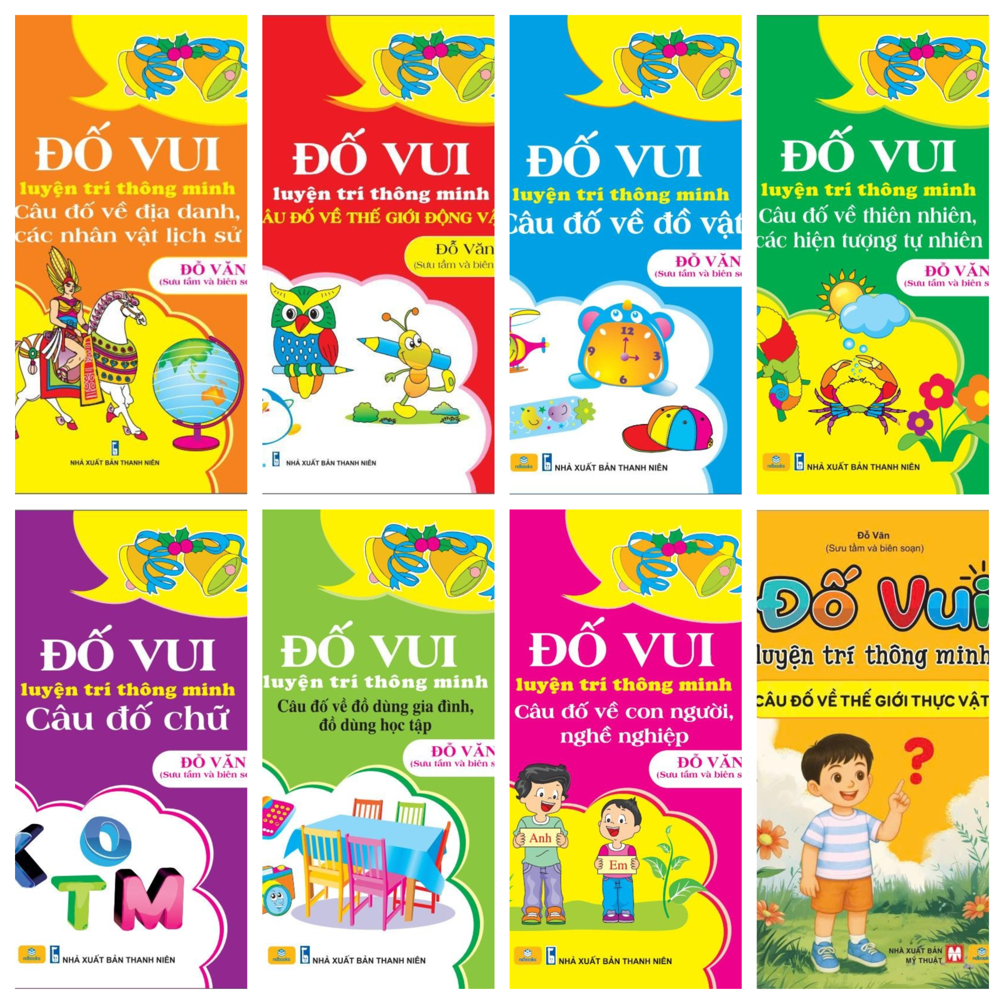 Sách – Combo 8 cuốn Đố vui luyện trí thông minh ND