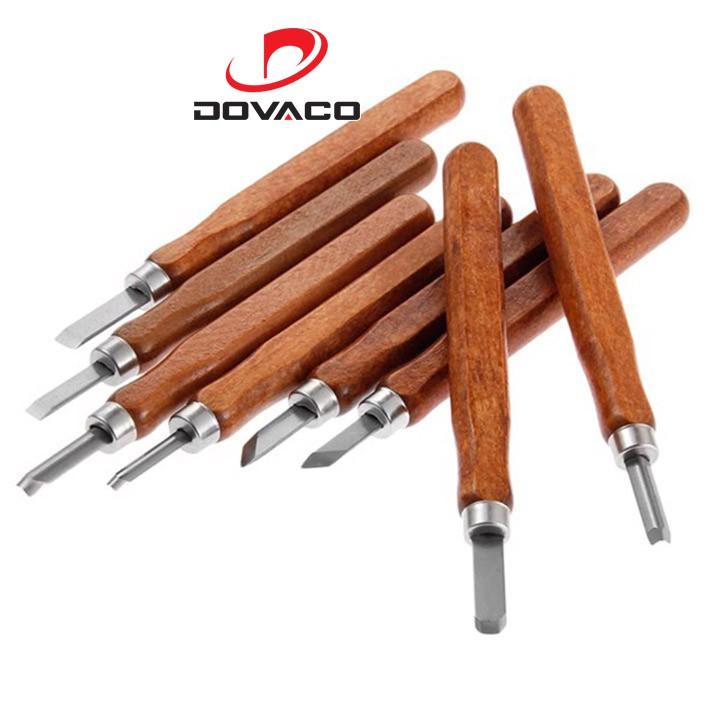 Bộ dao khắc đục tiện gỗ 8 và 12 món cao cấp V2