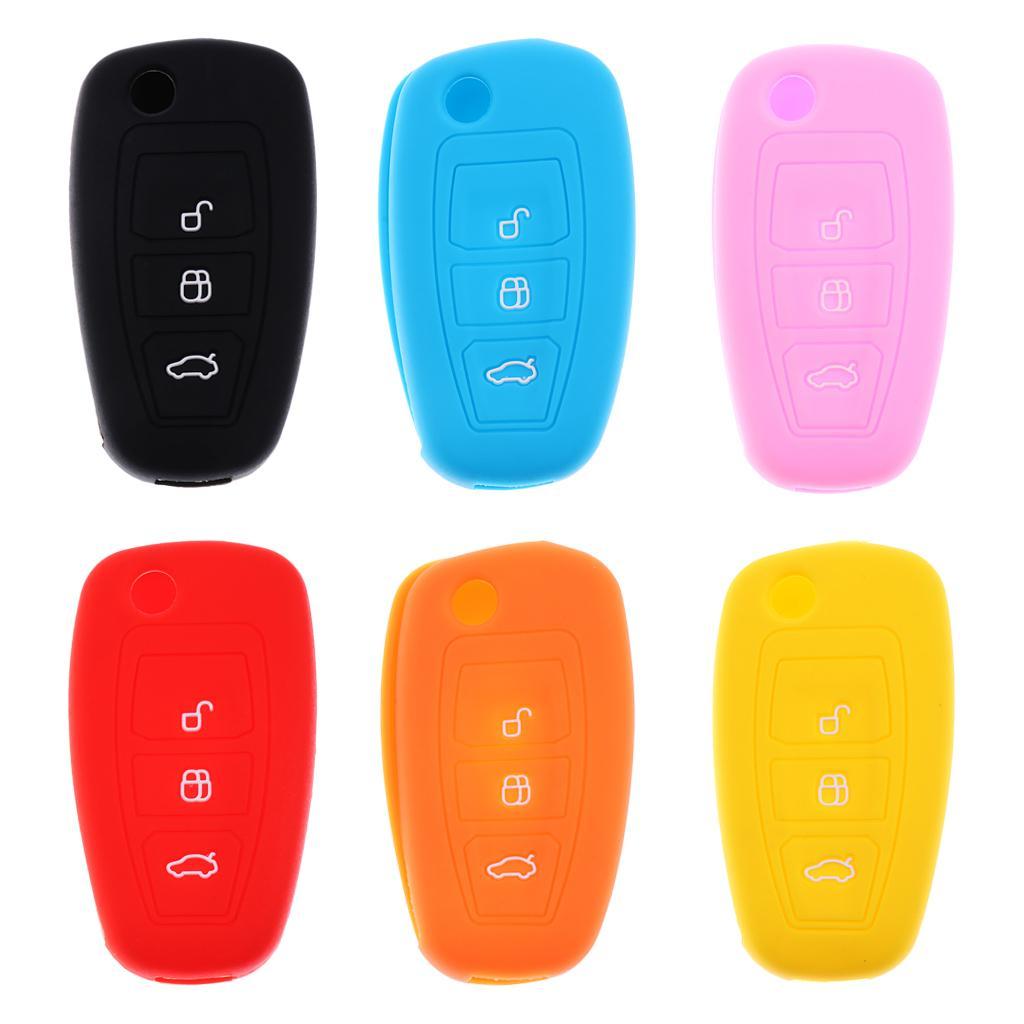 Silicone Car Key Fob Cover Housing for Focus