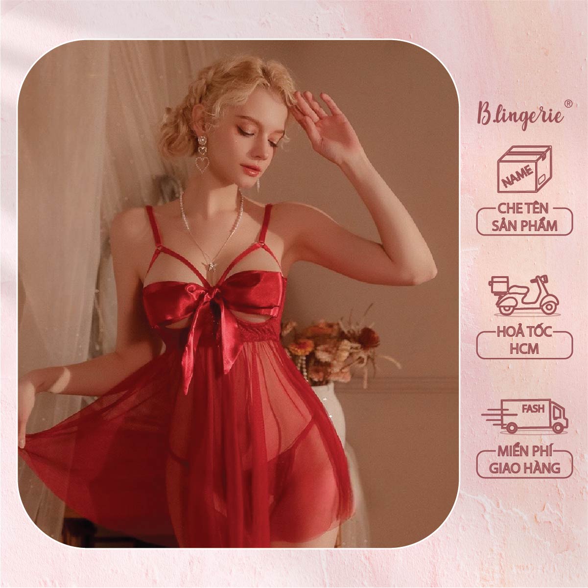 Váy Ngủ Dáng Gợi Cảm - B.Lingerie