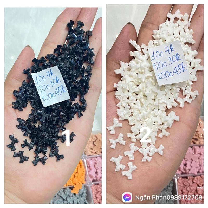 Sỉ 10 cái nơ nhựa làm nail - 2
