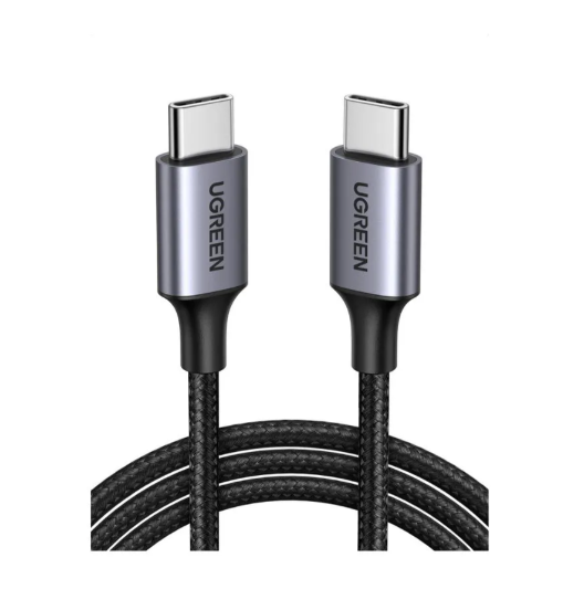 Cáp sạc USB Type-C to Type-C Ugreen 50150 hỗ trợ sạc nhanh 60W, truyền dữ liệu 480Mbps - Hàng Chính Hãng