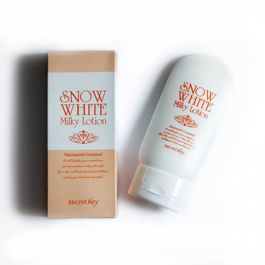 Sữa dưỡng thể dưỡng trắng da Secret Key Snow White Milky Lotion 120g