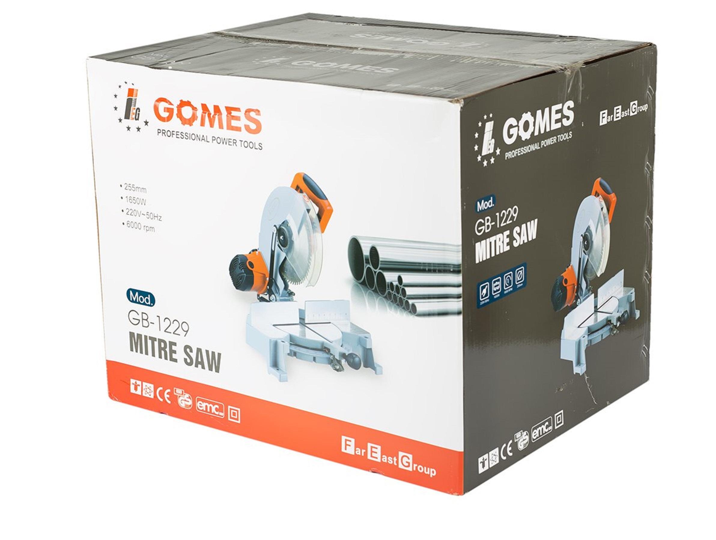 MÁY CẮT NHÔM 1650W 255MM GOMES GB-1229 - HÀNG CHÍNH HÃNG