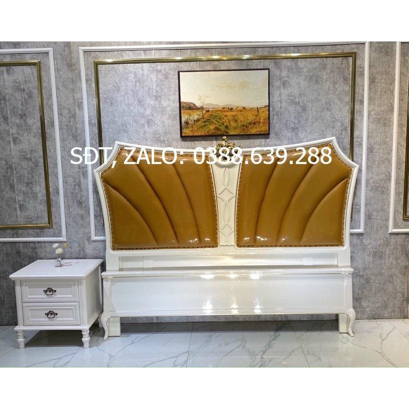Decor phòng ngủ Giường nhập khẩu sofa bọc đệm