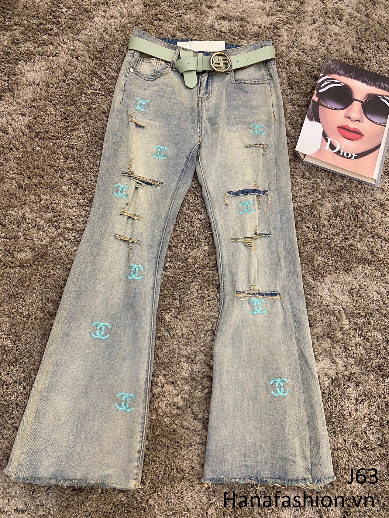 Quần Jeans rách phong cách -J63