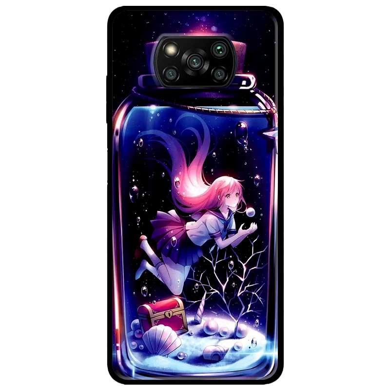 Ốp lưng dành cho Xiaomi Poco X3 mẫu Cô Gái Trong Lọ