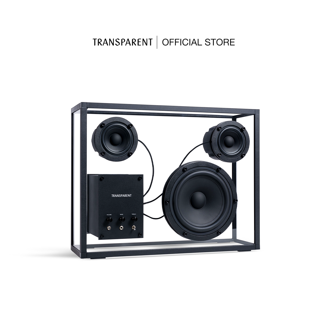 Loa Trong Suốt - Transparent Speaker - Lớn - Màu Đen - Hàng chính hãng