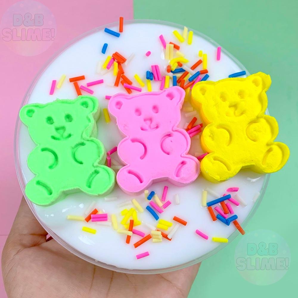 Teddy Bear Clay DIY Slime - Đồ Chơi Chất Nhờn Ma Qúai Cao Cấp Gíup Thư Gĩan