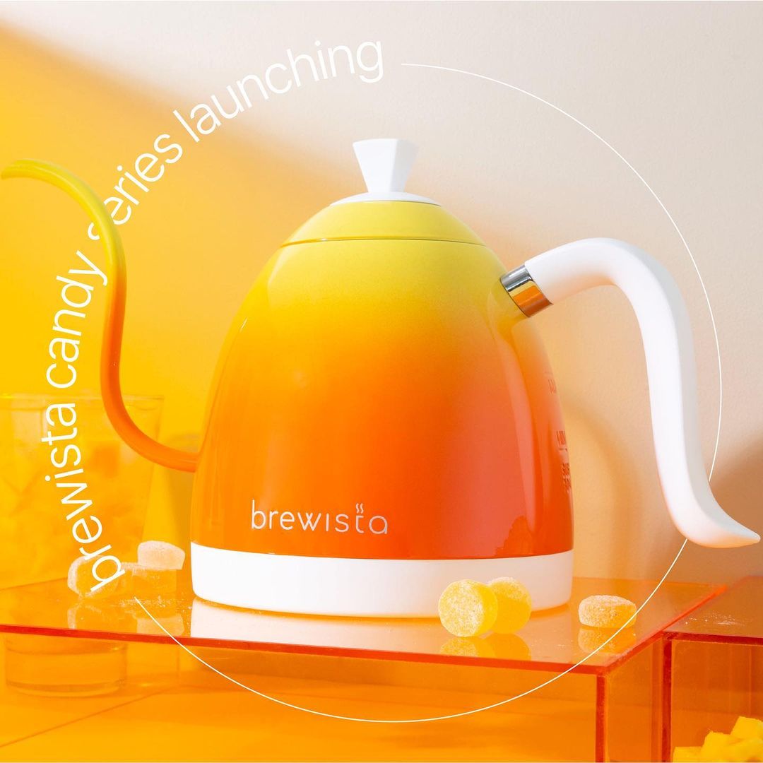 Ấm đun cảm ứng chuyên dụng rót cà phê Kettle 600ml - Candy cam
