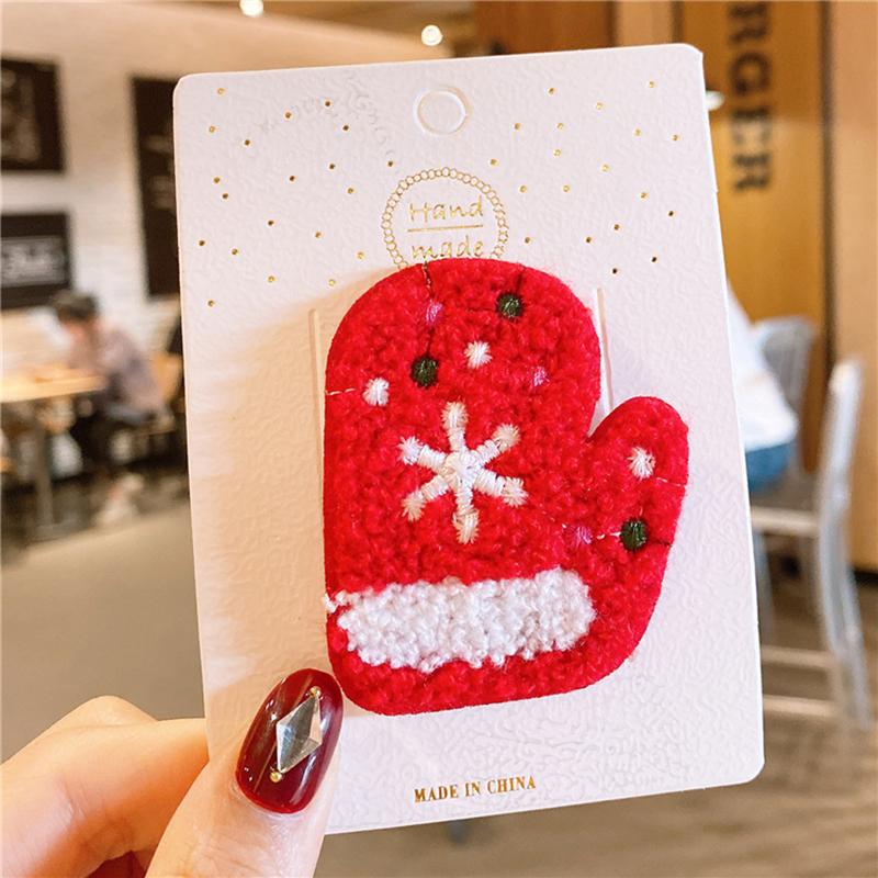 Kẹp Tóc Phong Cách Giáng Sinh Cho Bé Gái