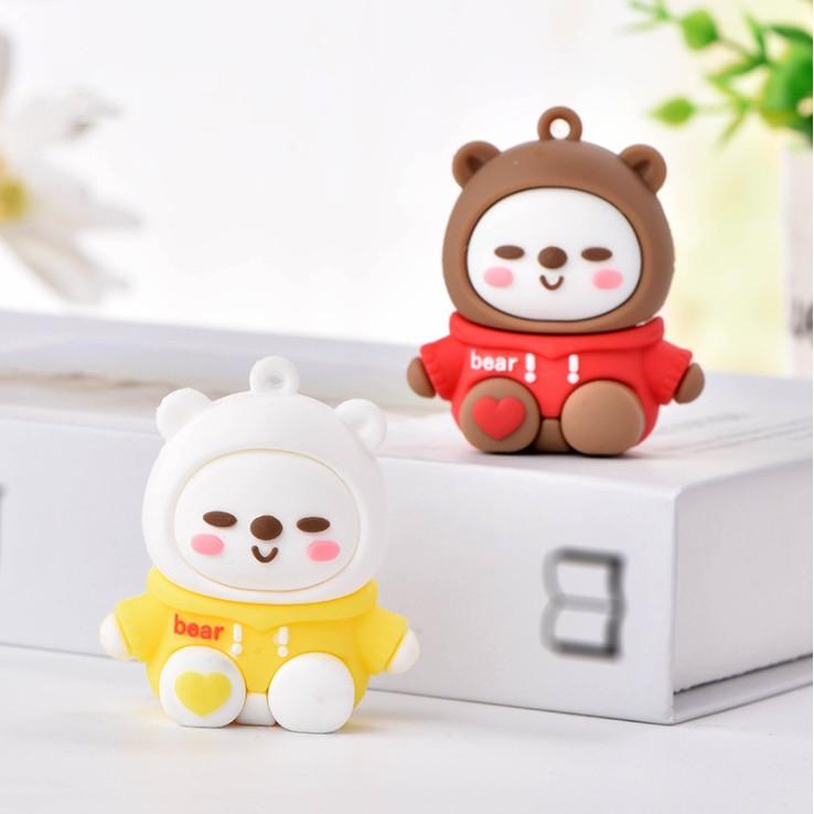 KHO-HN * Búp bê hình Gấu cute cho các bạn làm Jibbitz, móc khóa, DIY