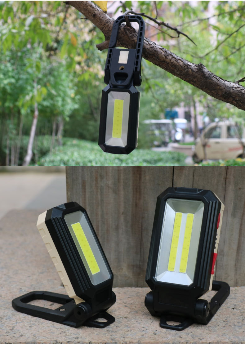 Đèn sạc mini cầm tay cắm cổng USB để bàn, gấp gọn tiện lợi đa năng cao cấp W560 (Tặng miếng thép bỏ túi 11in1)
