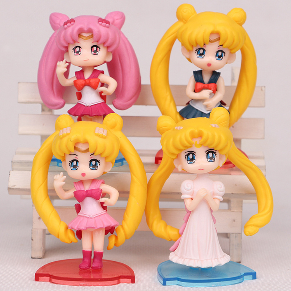 Bộ 05 mô hình thủy thủ mặt trăng - Sailor Moon