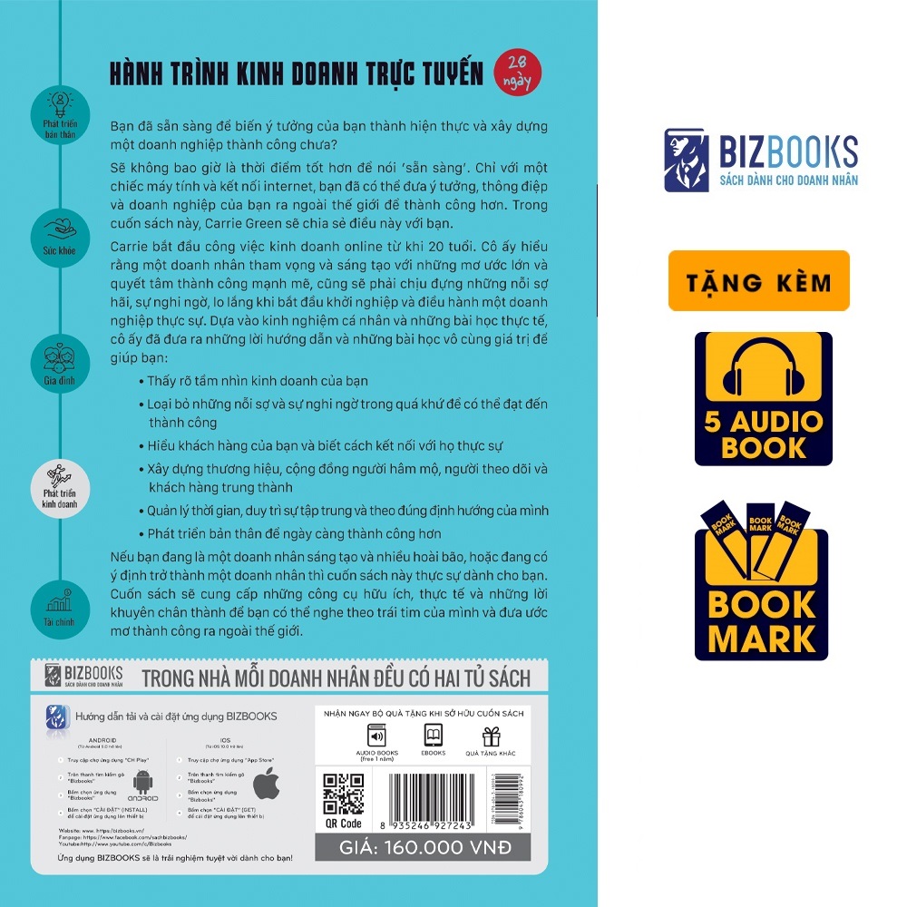 #1 Best Seller- Hành Trình Kinh Doanh Trực Tuyến 28 Ngày ( Tặng kèm BookMark )- Biến ý tưởng của bạn thành hiện thực và trở thành doanh nhân thành công