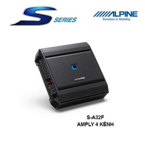 S-A32F Amply ô tô 4 kênh chính hãng Alpine