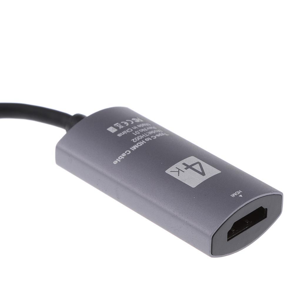 Aluminium USB Type C Male to   1080P  HDTV Convert Cable Adapter