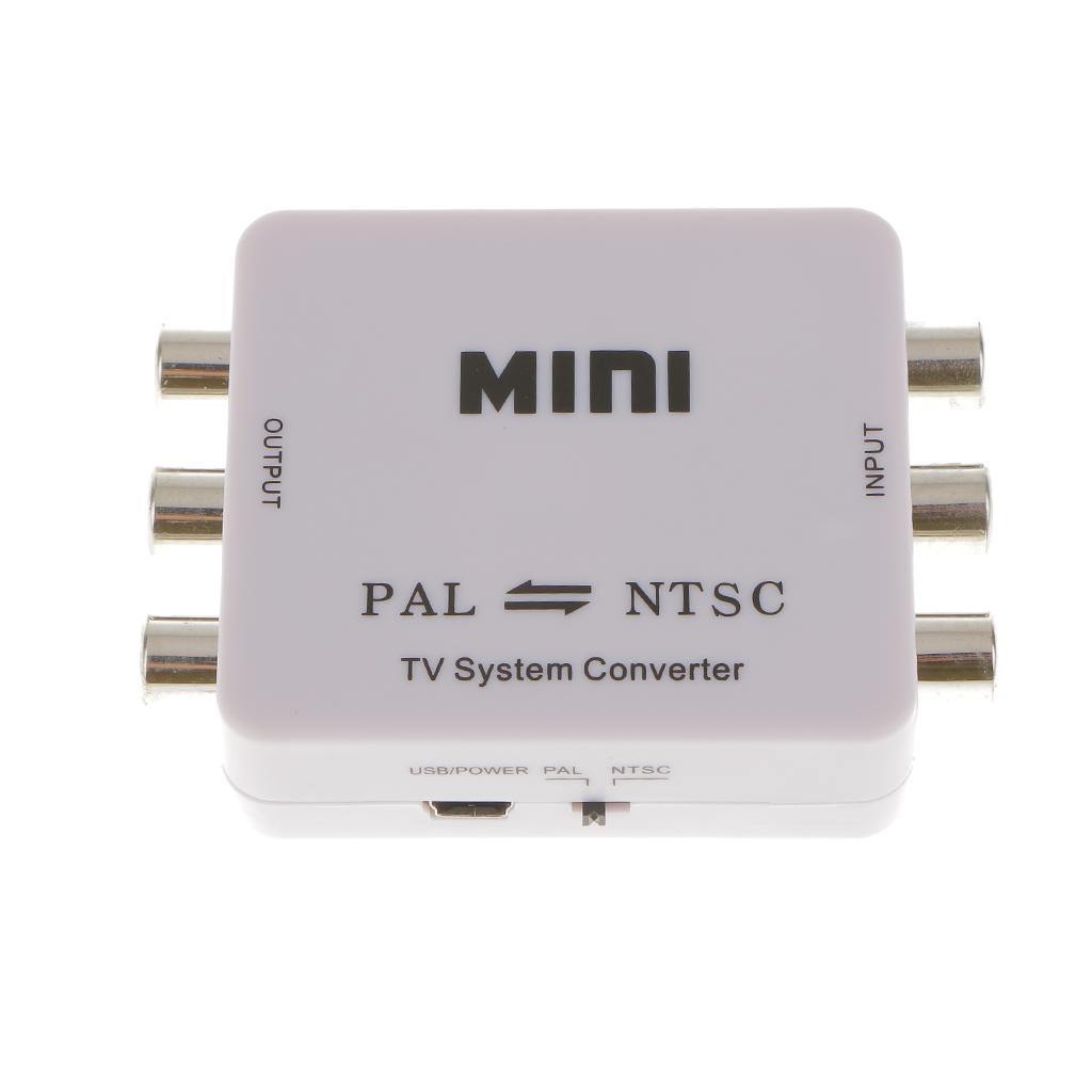 PAL/NTSC/SECAM to PAL/NTSC MINI Bi-directional TV System Switcher Converter