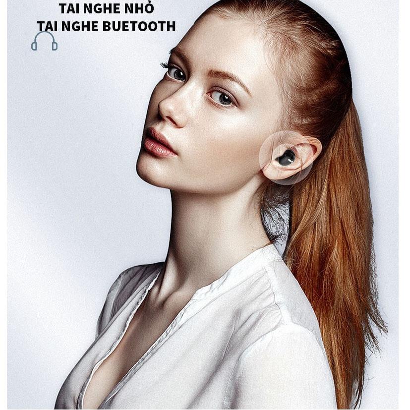 Tai nghe Bluetooth Hitoor XT-5 TWS dual-pass 5.0 tai nghe stereo thể thao không dây tai nghe đơn nhỏ - HÀNG NHẬP KHẨU