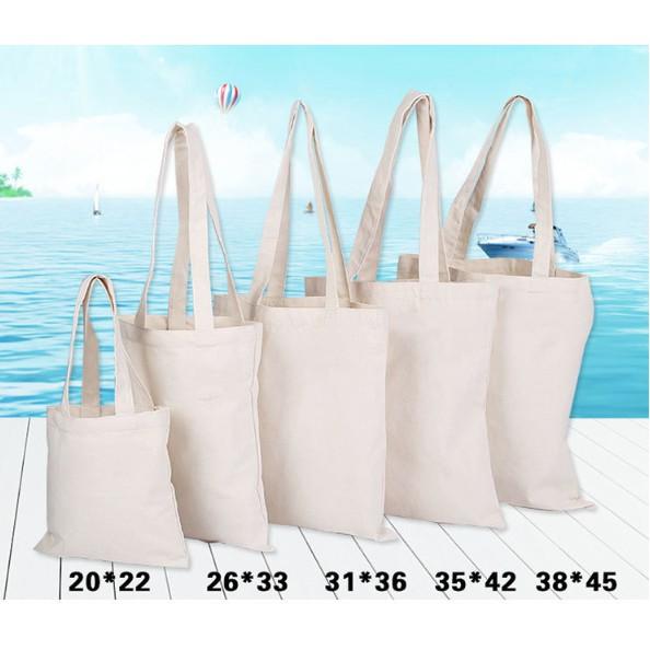 Hình ảnh Túi Tote basic Túi vải bố vải canvas xinh đẹp sử dụng để đồ cá nhân, quảng cáo,in LOGO quà tặng