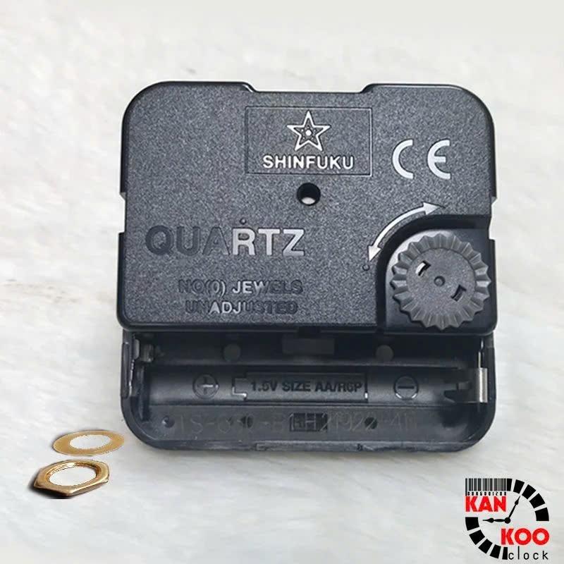 Máy đồng hồ treo tường kim trôi Nhật Bản chính hãƞg hiệu Shinfuku cốt dài 18 (trục vặn ốc 11mm)-bảo hành 5 năm - MÁY + KIM 8096