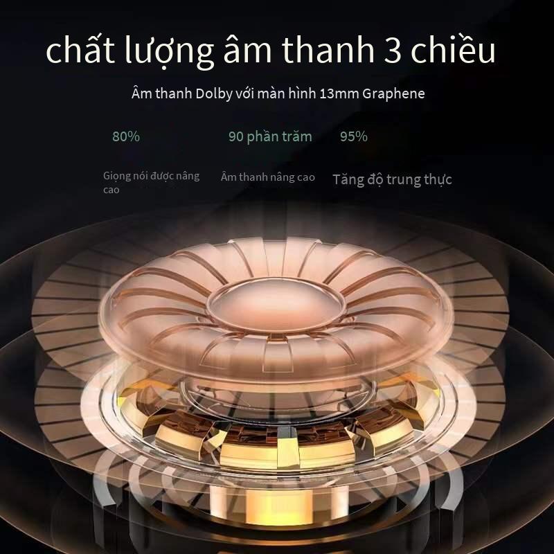 Phong cách mới nhất phù hợp với Apple Huaqiang Beiyuehu Tai nghe Bluetooth thế hệ thứ 2345 không dây trong tai Roda giảm tiếng ồn trong suốt