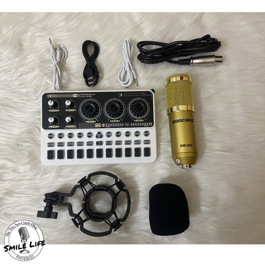 bộ livestream bm900 sound k900