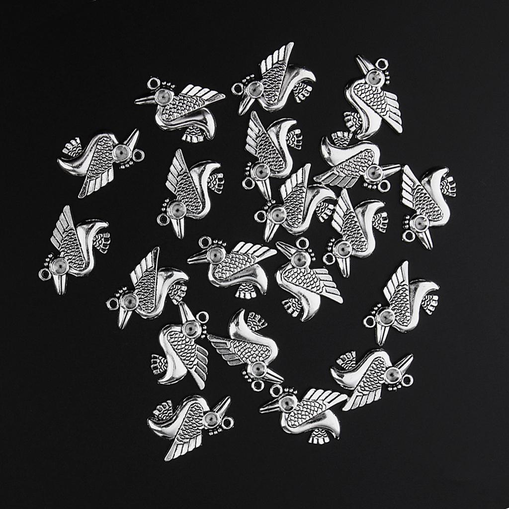 20 Pieces DIY Moon Star Sun Charms Pendant Findings Beads Jewelry Making Crafts