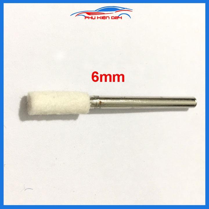 Đầu len trục 3mm đánh bóng kim loại, trang sức, viền điện thoại đầu trụ tròn nón