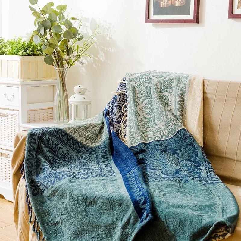 Thảm cotton phủ sofa, trải sàn nhập khẩu cao cấp 1m9x1m5