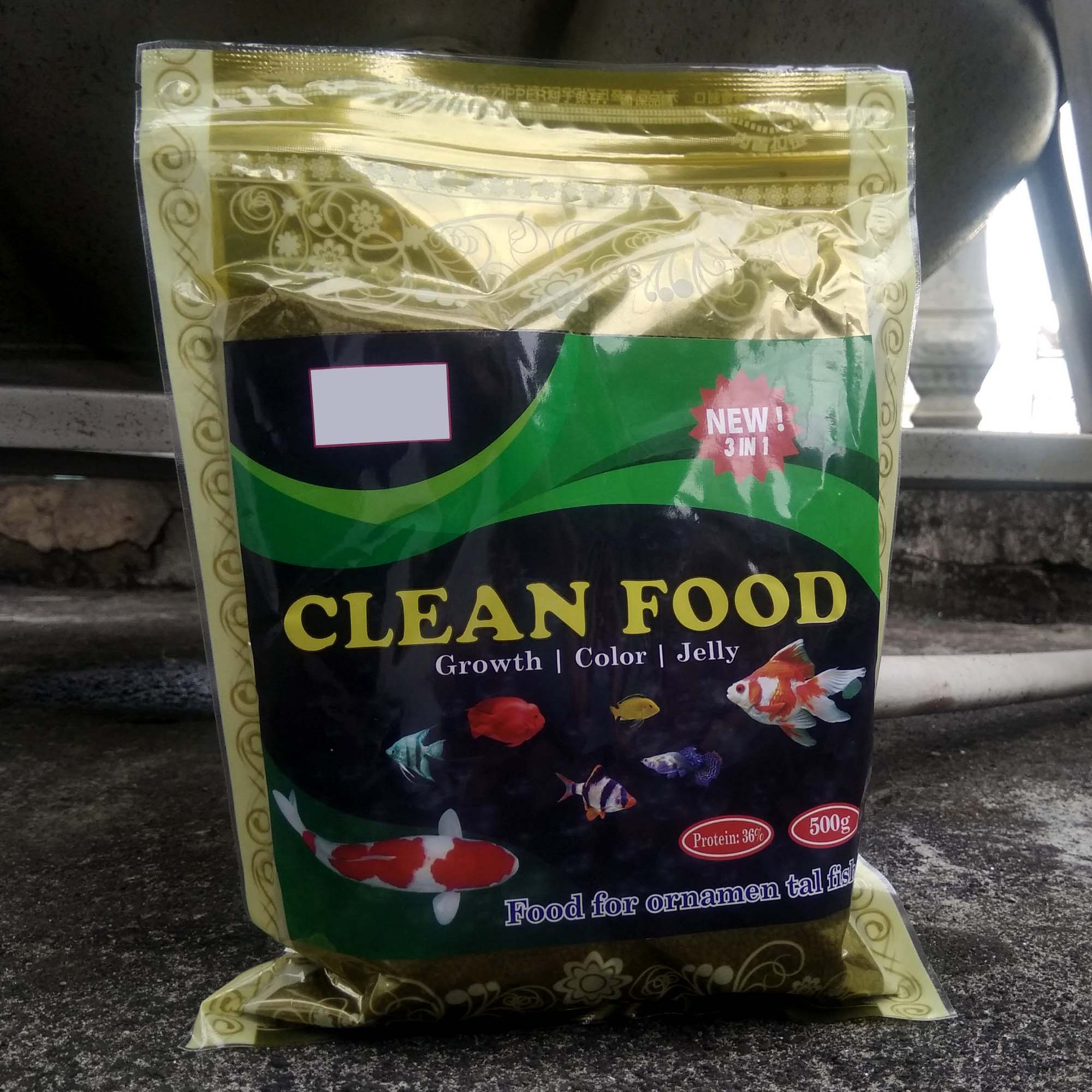 Thức Ăn Cho Cá CLEAN FOOD Cao Cấp, Phù Hợp Mọi Loại Cá Cảnh, Giàu Dinh Dưỡng, Giúp Cá Lớn Nhanh, Lên Màu Đẹp