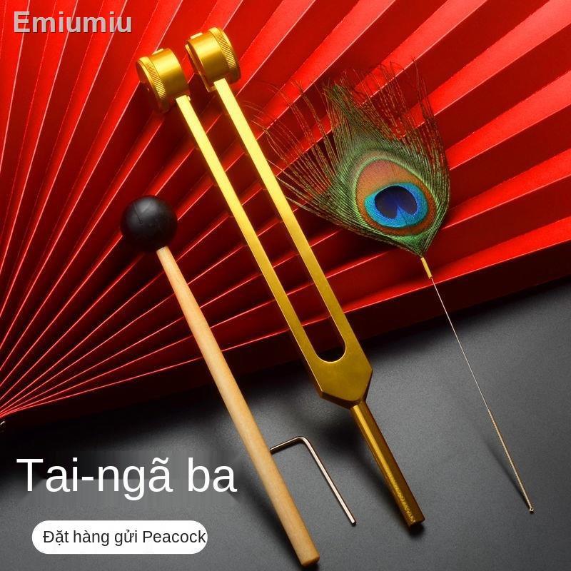 ♤dụng cụ ngoáy tai âm thoa âm thoa tai đeo nhẫn âm kim que cấy lông