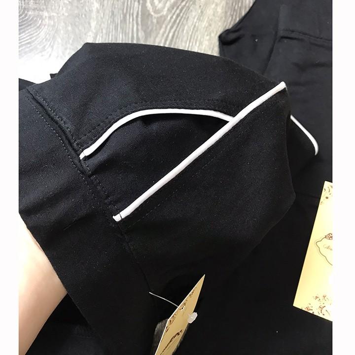 Quần đùi nữ Choobe hình thêu cạp chun co giãn tốt short năng dáng suông trơn mặc nhà QS02