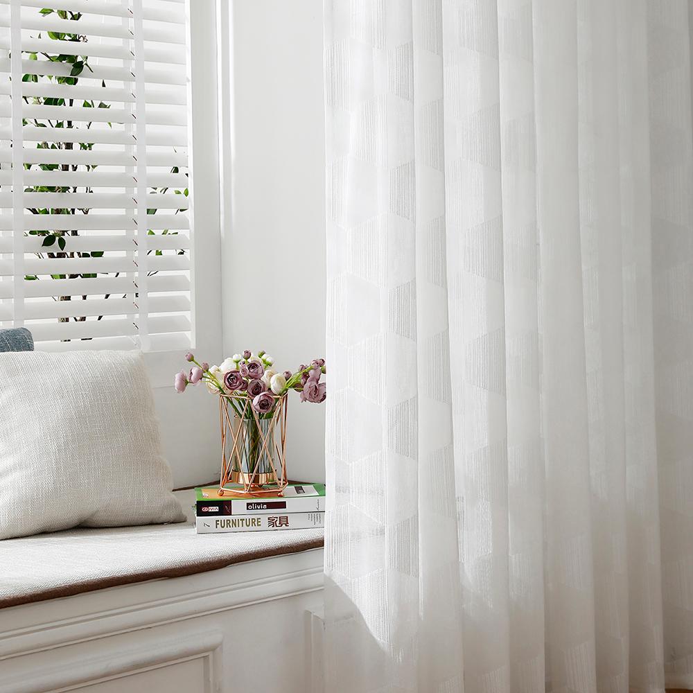 Rèm cửa sổ với thanh vòng cho nhà bếp, phòng ngủ và phòng khách