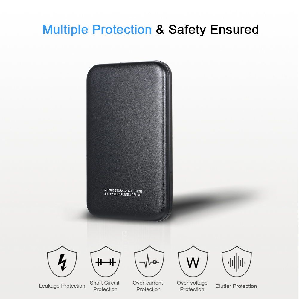 Hộp Đựng Ngoài Bộ Chuyển Đổi 2,5 Inch USB2.0 Sang SATA HDD