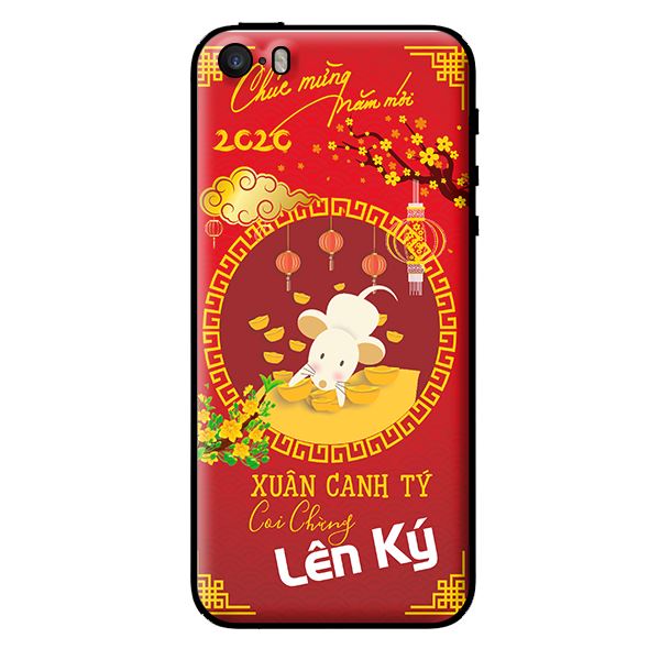 Ốp lưng in cho Iphone 5/5s/5se Mẫu Tết 2020 - Hàng chính hãng