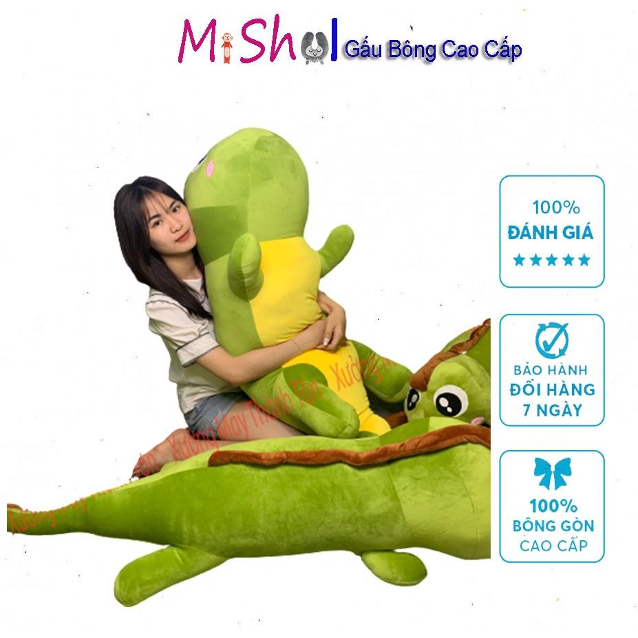 Gấu Bông Khủng Long Siêu Mềm 2 Màu Xanh _ Hồng Cực Xinh - GB12