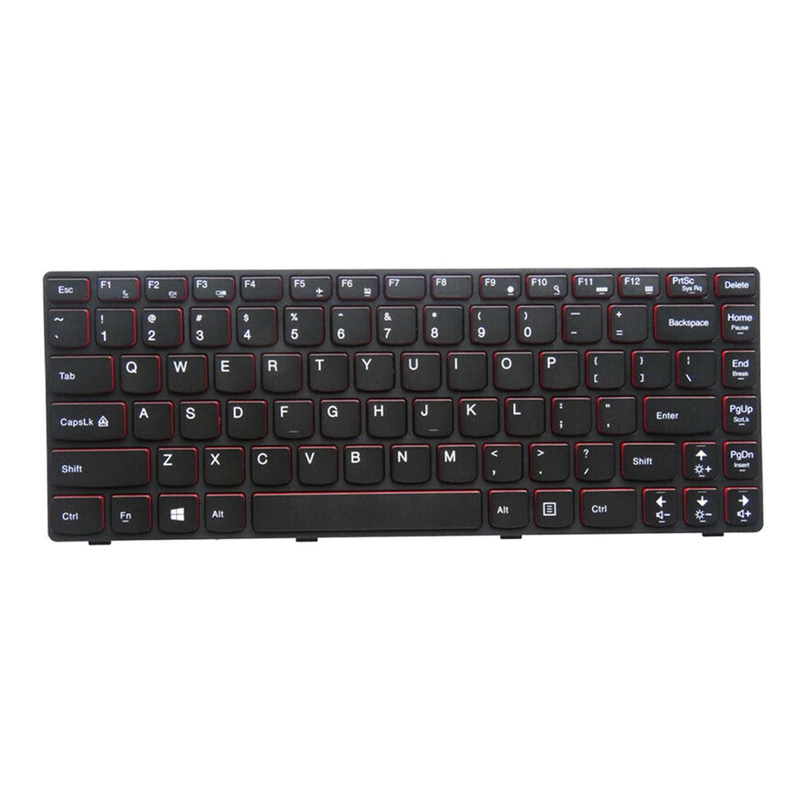 Laptop Replacement US English Keyboard for Y410p Black