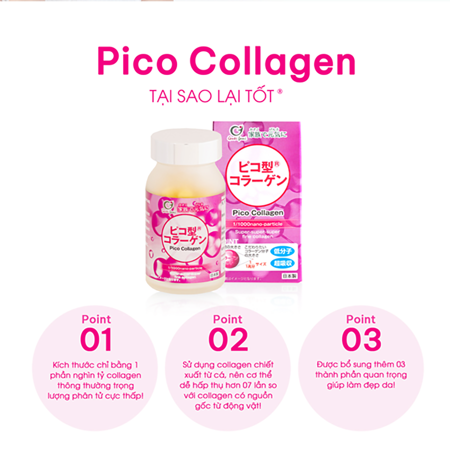 Collagen Viên Nhật Bản Hỗ Trợ Ngăn Ngừa Lão Hóa Đẹp Da Hộp 90 Viên