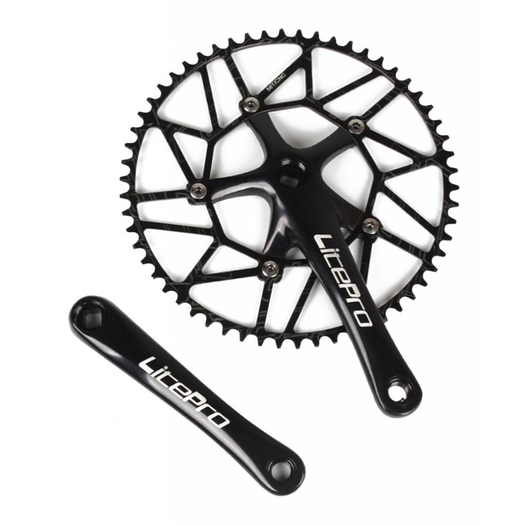 Bike 50-58T 9- Crankset 170mm Crankarms 130BCD Chainring
