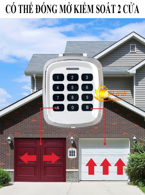 Wireless Keypad – Bàn phím điều khiển cửa cổng, cửa cuốn không dây