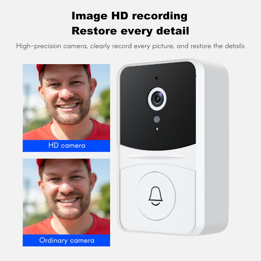 Tuya Wireless Doorbell Smart Doorbell HD Camera Security Door Bell Night Vision Video Intercom for Home Monitor