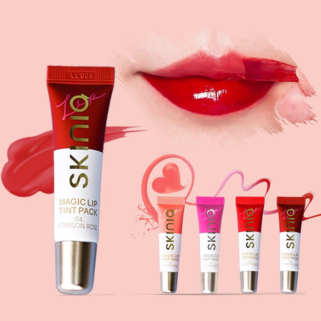 [MUA 1 TẶNG 1] Son Xăm siêu lì 10 giờ Skinia Magic Lip Tint 10g - 01 &amp; 01