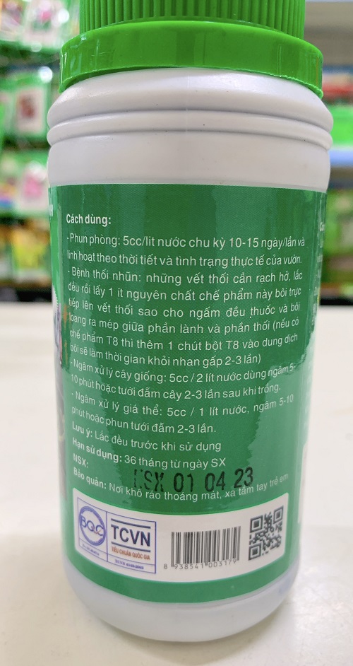 Chế Phẩm Thối Nhũn 12H Ngọc Linh A8 VIP Cho Hoa Lan, Cây Cảnh, Thối Nhũn - Chai 250ML
