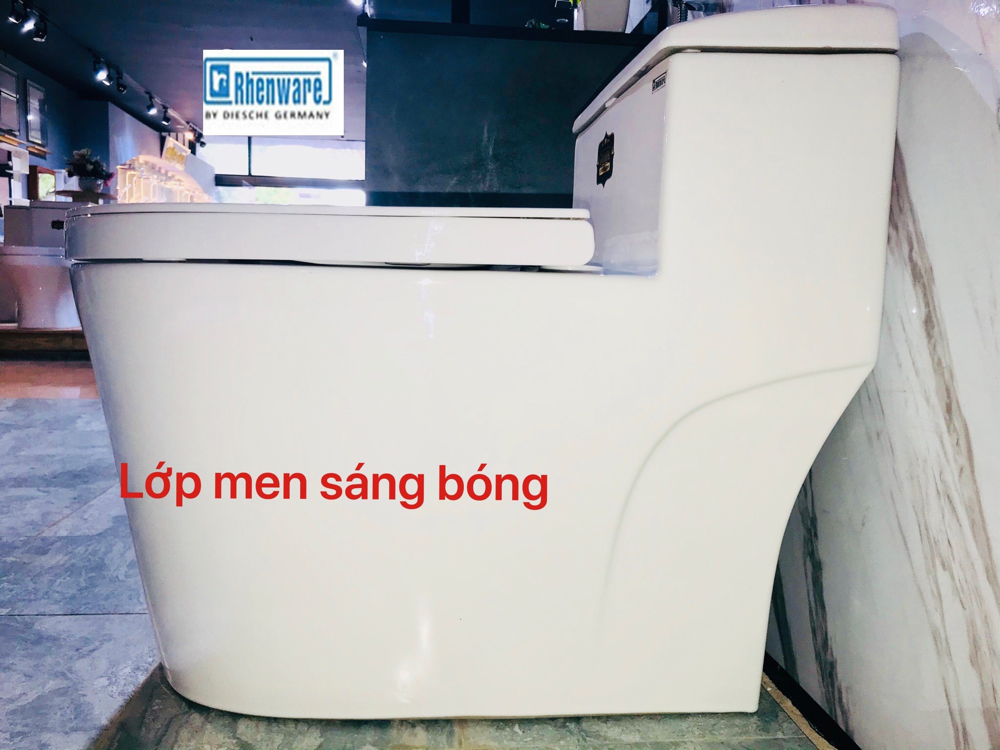 BỒN CẦU 1 KHỐI, NHẬP KHẨU CAO CẤP CHÍNH HÃNG RHENWARE CB-65819