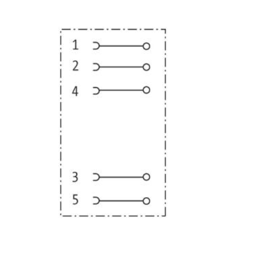 Murrelektronik Đầu nối M12, đầu cái/ Female 90° A-cod 5 pin