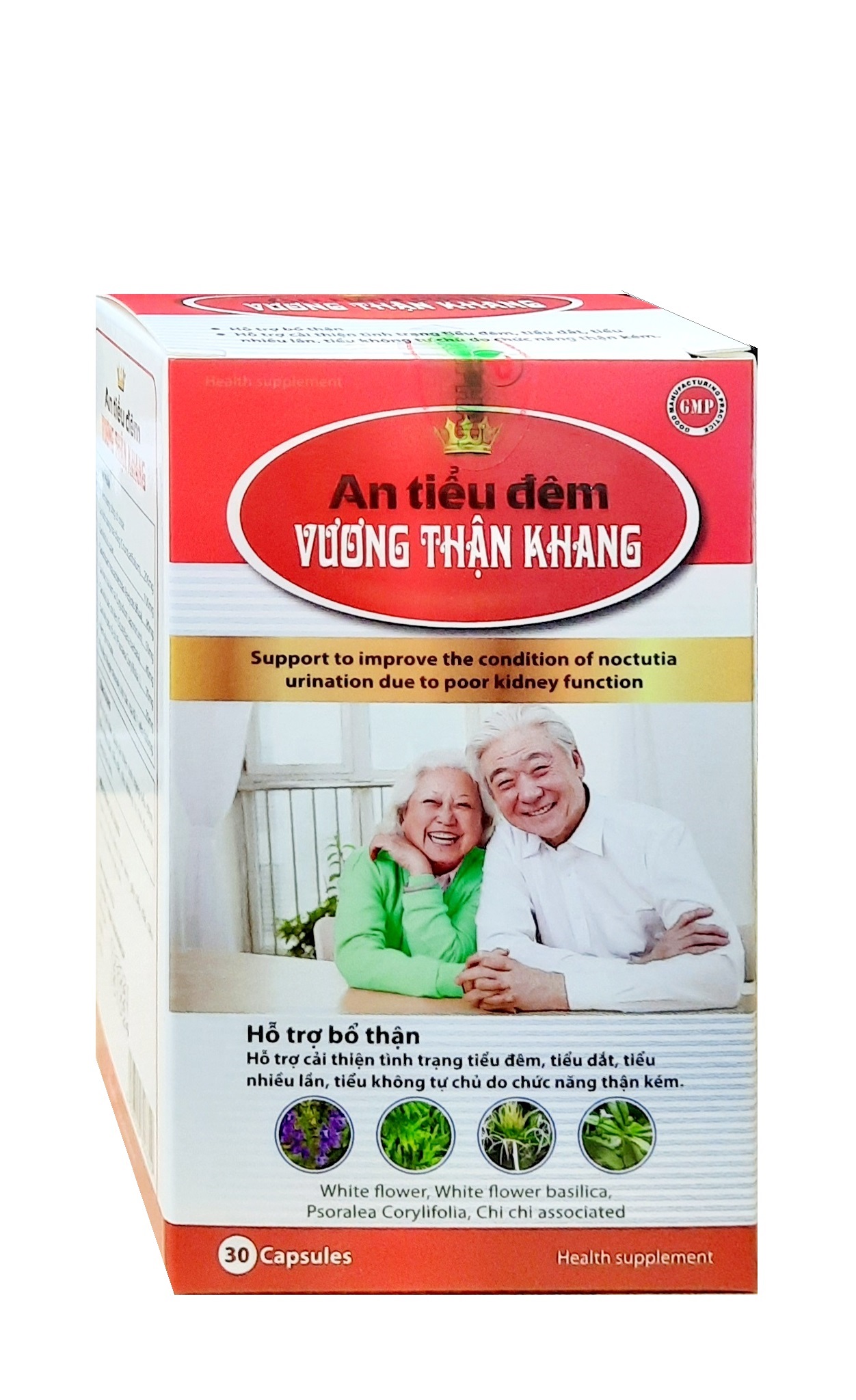 An tiểu đêm Vương Thận Khang giúp cải thiện các hoạt động sinh lí của thận, lọc và bài tiết nước tiểu – Lọ 30 viên