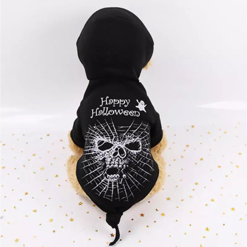 ÁO HÓA TRANG HALLOWEEN CHO CHÓ MÈO HÌNH ĐẦU LÂU  SIÊU CHẤT, SIÊU NGỘ NGHĨNH VỚI NHIỀU KÍCH CỠ PHÙ HỢP CHO CHÓ MÈO TỪ 1KG ĐẾN 10KG – XUDAPET – SP000126