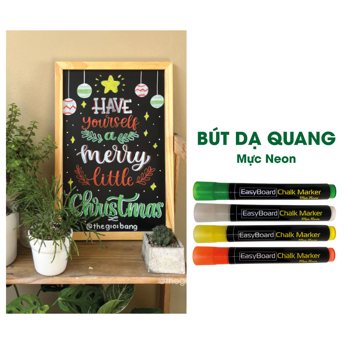 Bút Dạ Quang Easyboard - Màu Neon &amp; Màu Metalic Nhũ